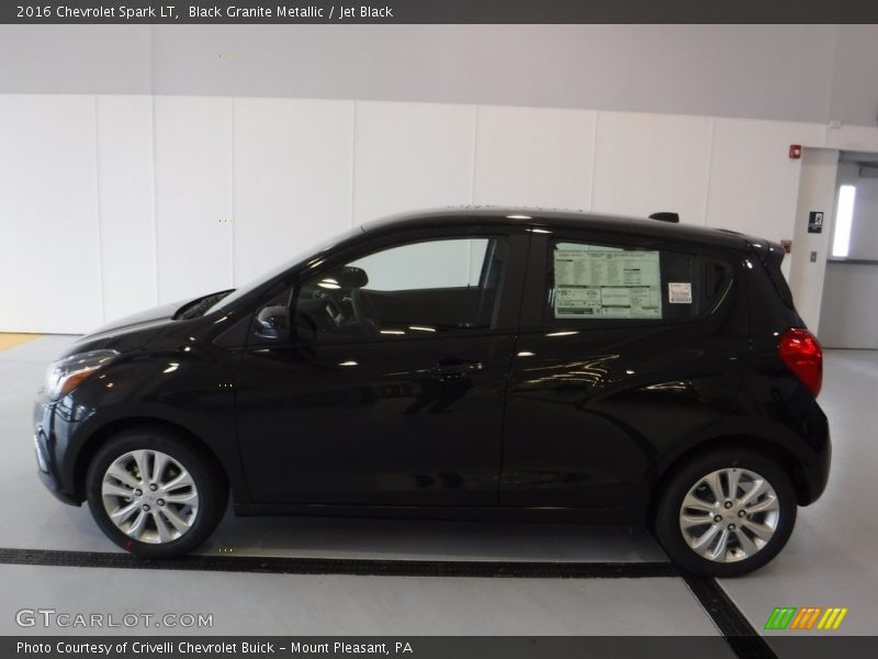 Black Granite Metallic / Jet Black 2016 Chevrolet Spark LT