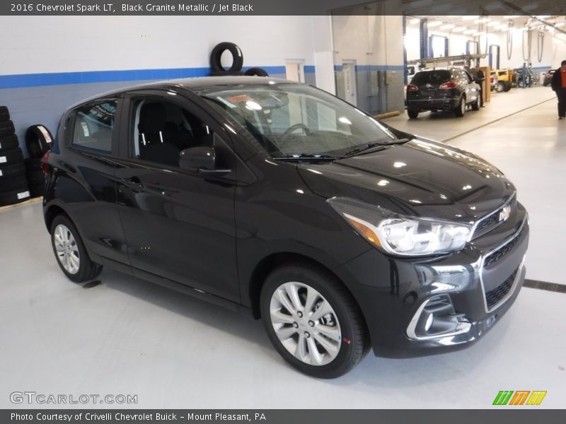 Black Granite Metallic / Jet Black 2016 Chevrolet Spark LT