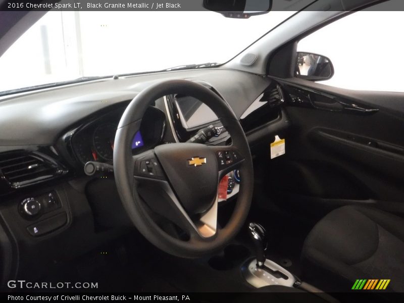 Black Granite Metallic / Jet Black 2016 Chevrolet Spark LT