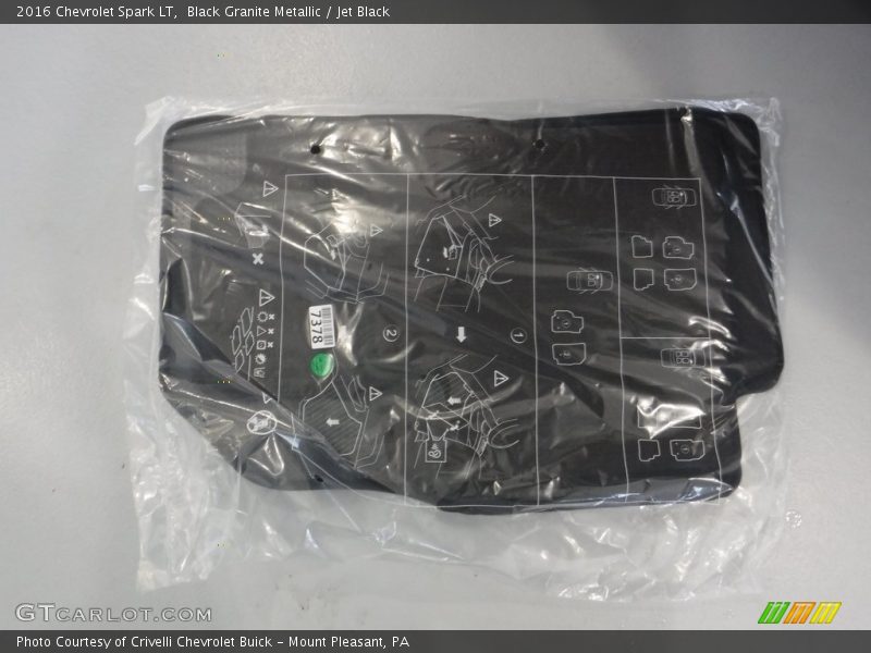 Black Granite Metallic / Jet Black 2016 Chevrolet Spark LT