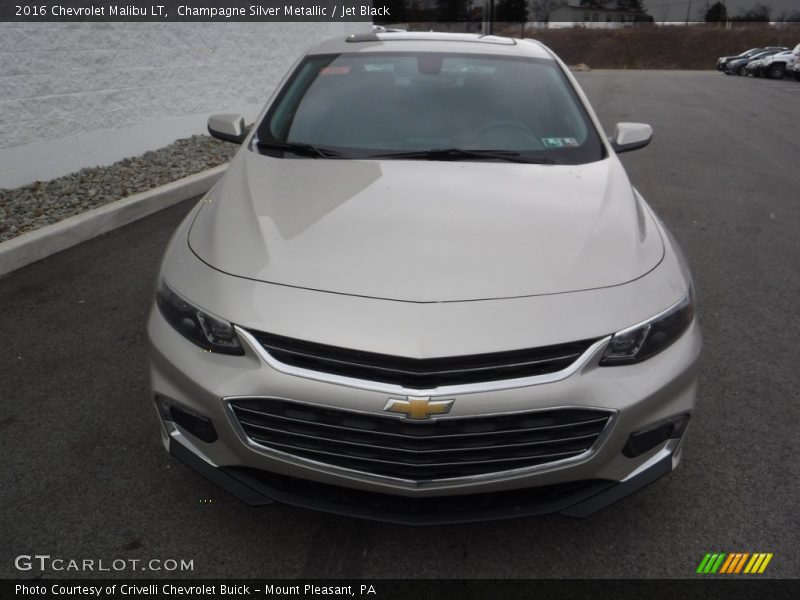 Champagne Silver Metallic / Jet Black 2016 Chevrolet Malibu LT