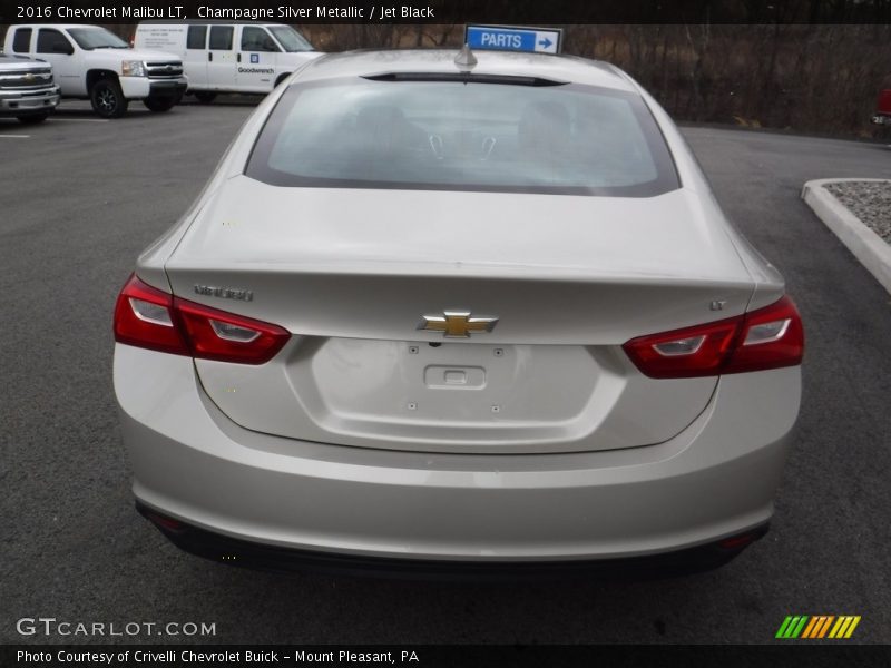 Champagne Silver Metallic / Jet Black 2016 Chevrolet Malibu LT