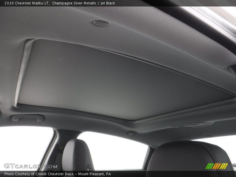 Champagne Silver Metallic / Jet Black 2016 Chevrolet Malibu LT