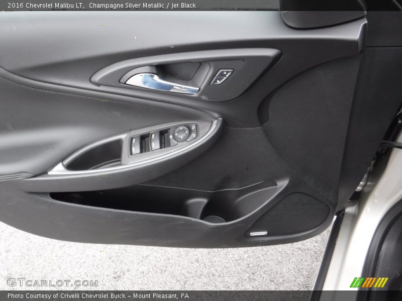 Champagne Silver Metallic / Jet Black 2016 Chevrolet Malibu LT
