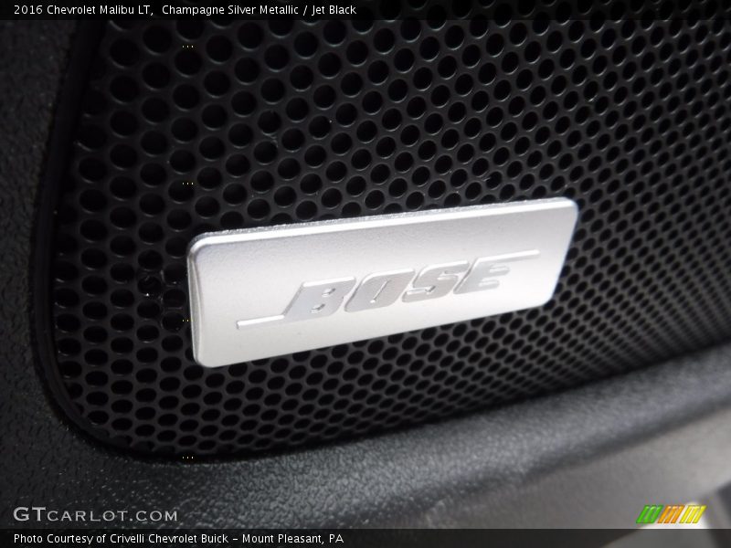 Champagne Silver Metallic / Jet Black 2016 Chevrolet Malibu LT