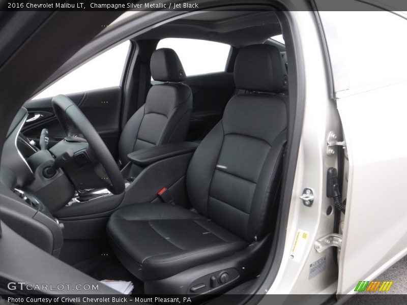 Champagne Silver Metallic / Jet Black 2016 Chevrolet Malibu LT