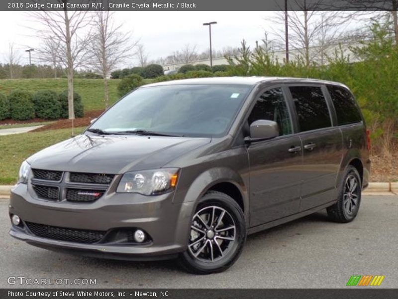 Granite Crystal Metallic / Black 2016 Dodge Grand Caravan R/T
