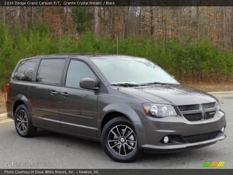 Granite Crystal Metallic / Black 2016 Dodge Grand Caravan R/T