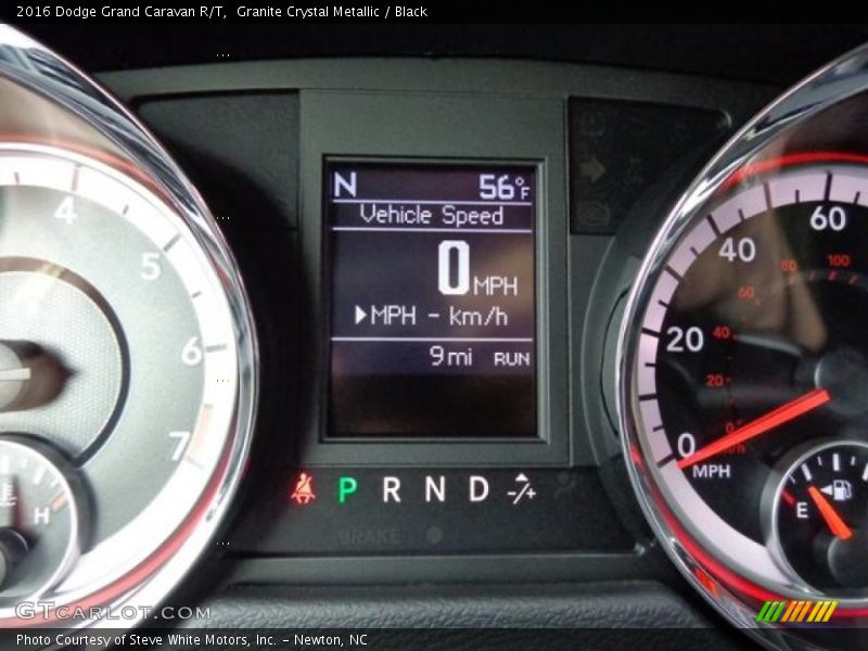 Granite Crystal Metallic / Black 2016 Dodge Grand Caravan R/T