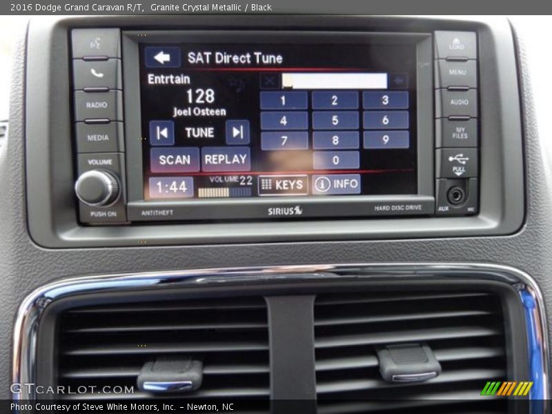 Granite Crystal Metallic / Black 2016 Dodge Grand Caravan R/T