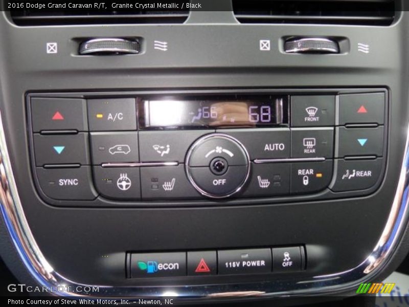 Granite Crystal Metallic / Black 2016 Dodge Grand Caravan R/T