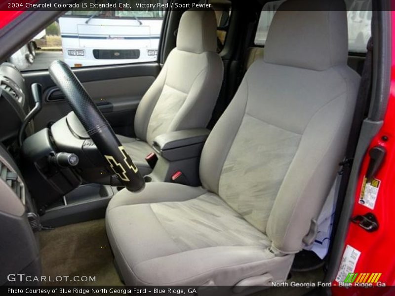 Victory Red / Sport Pewter 2004 Chevrolet Colorado LS Extended Cab