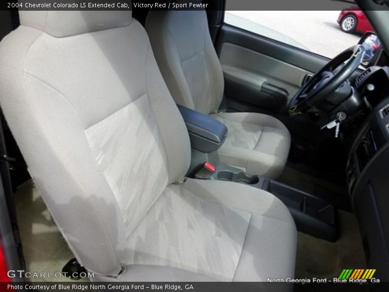 Victory Red / Sport Pewter 2004 Chevrolet Colorado LS Extended Cab