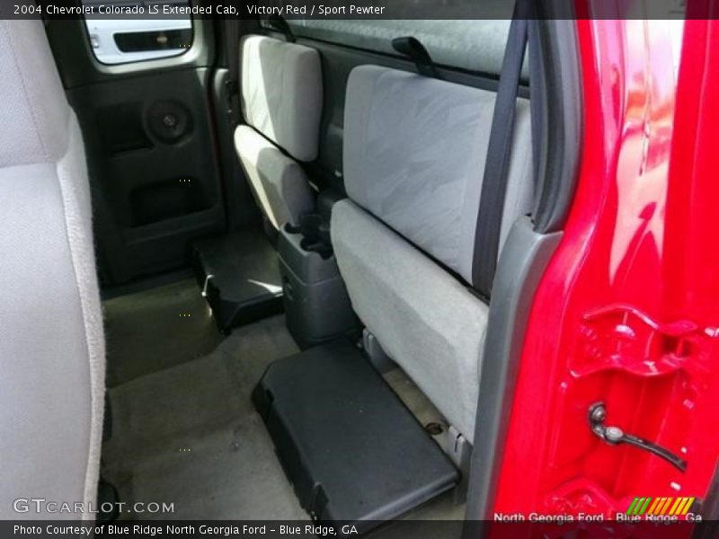 Victory Red / Sport Pewter 2004 Chevrolet Colorado LS Extended Cab