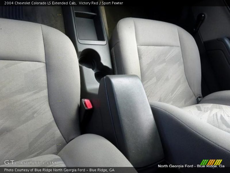 Victory Red / Sport Pewter 2004 Chevrolet Colorado LS Extended Cab