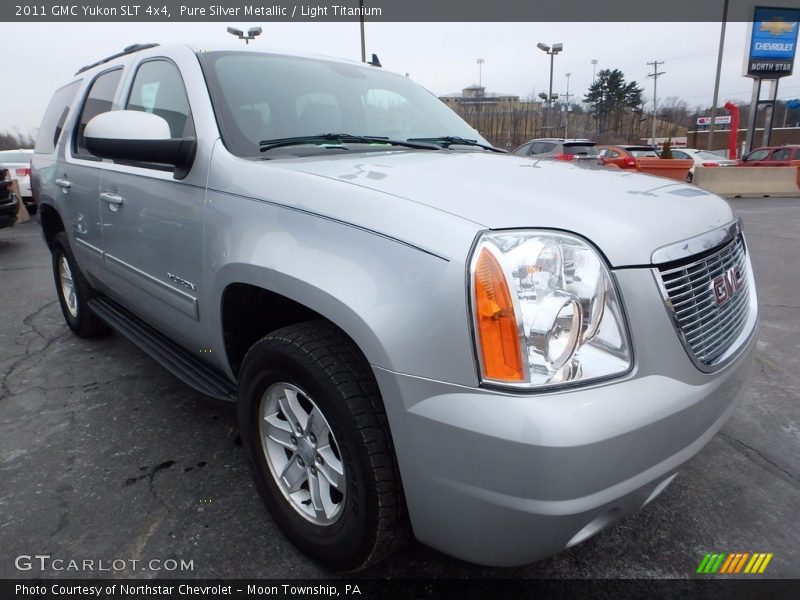 Pure Silver Metallic / Light Titanium 2011 GMC Yukon SLT 4x4