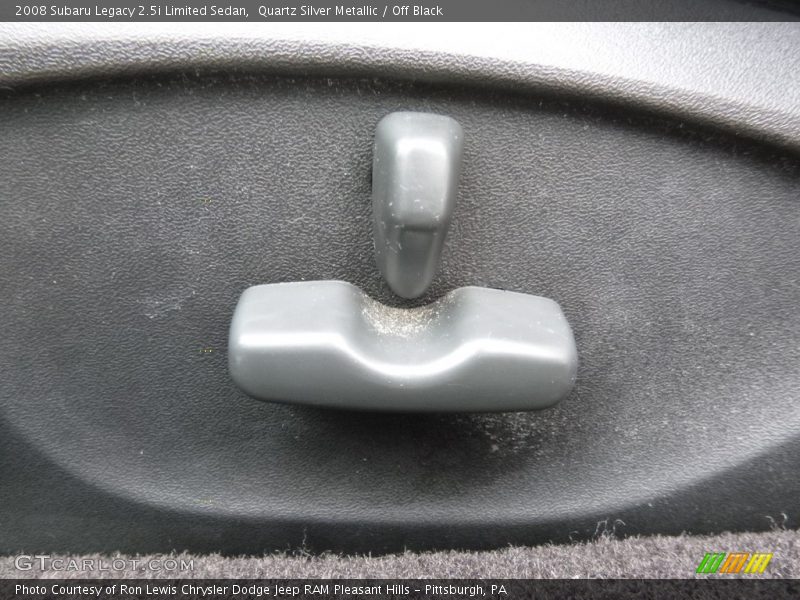 Quartz Silver Metallic / Off Black 2008 Subaru Legacy 2.5i Limited Sedan