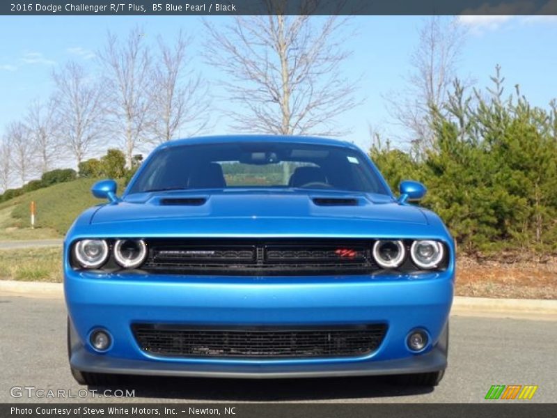 B5 Blue Pearl / Black 2016 Dodge Challenger R/T Plus