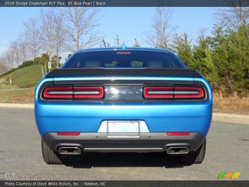 B5 Blue Pearl / Black 2016 Dodge Challenger R/T Plus