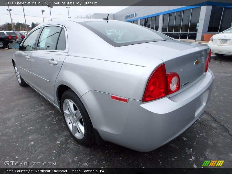 Silver Ice Metallic / Titanium 2011 Chevrolet Malibu LS