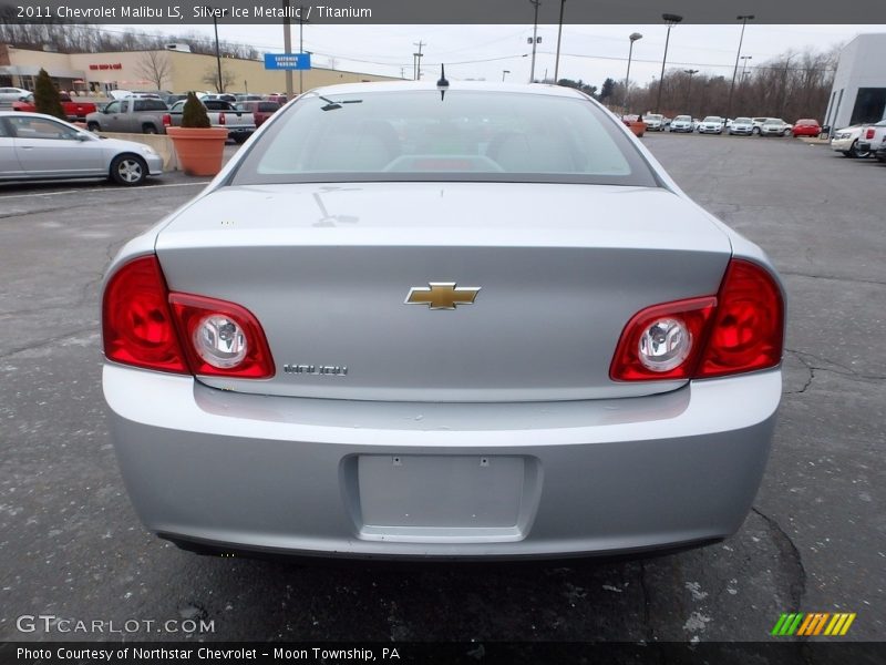 Silver Ice Metallic / Titanium 2011 Chevrolet Malibu LS