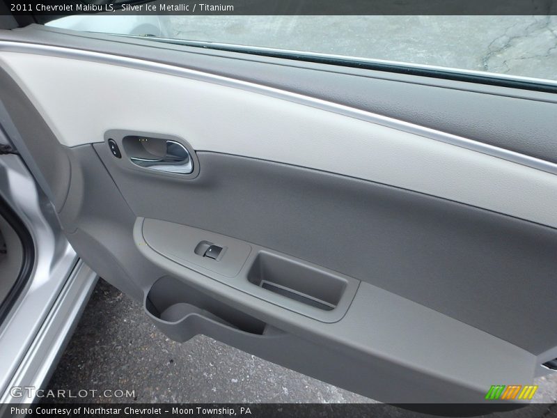 Silver Ice Metallic / Titanium 2011 Chevrolet Malibu LS