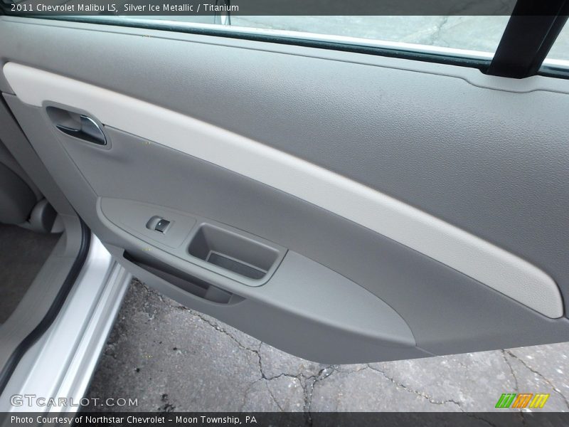 Silver Ice Metallic / Titanium 2011 Chevrolet Malibu LS