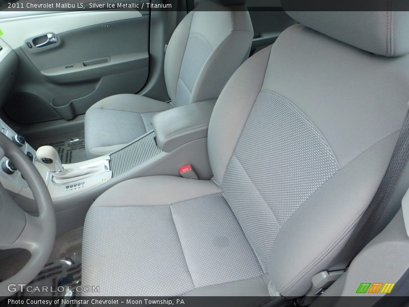 Silver Ice Metallic / Titanium 2011 Chevrolet Malibu LS