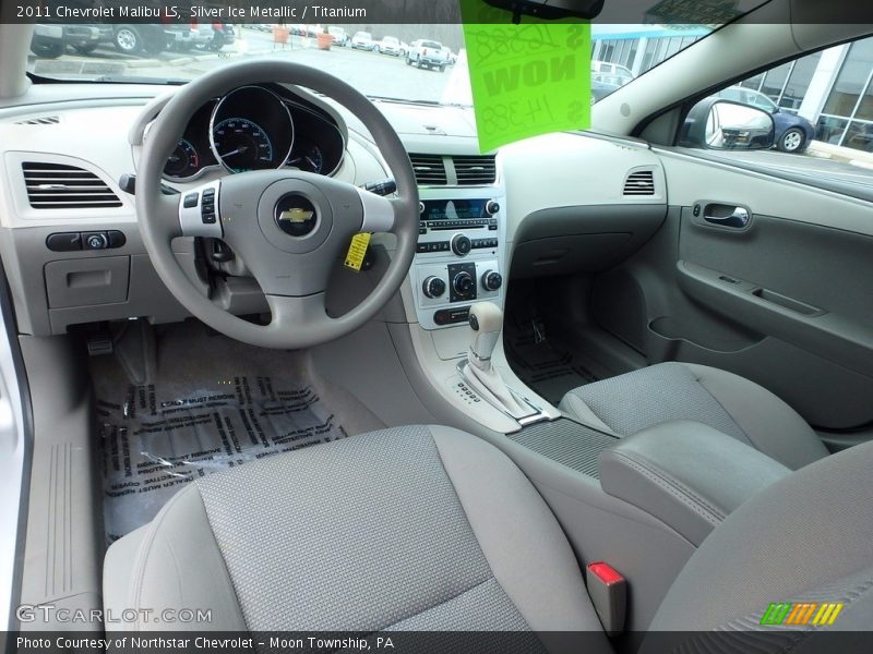 Silver Ice Metallic / Titanium 2011 Chevrolet Malibu LS