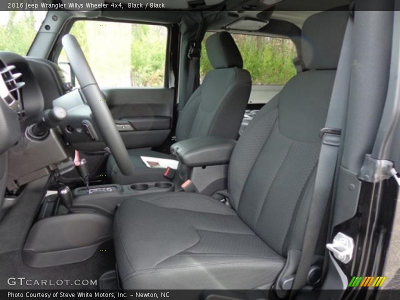 Black / Black 2016 Jeep Wrangler Willys Wheeler 4x4