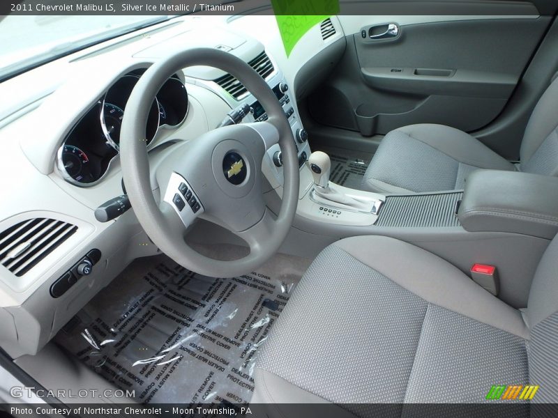 Silver Ice Metallic / Titanium 2011 Chevrolet Malibu LS