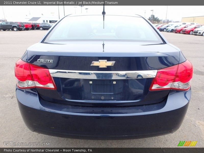 Imperial Blue Metallic / Jet Black/Medium Titanium 2011 Chevrolet Cruze LS