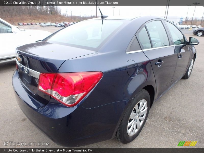 Imperial Blue Metallic / Jet Black/Medium Titanium 2011 Chevrolet Cruze LS