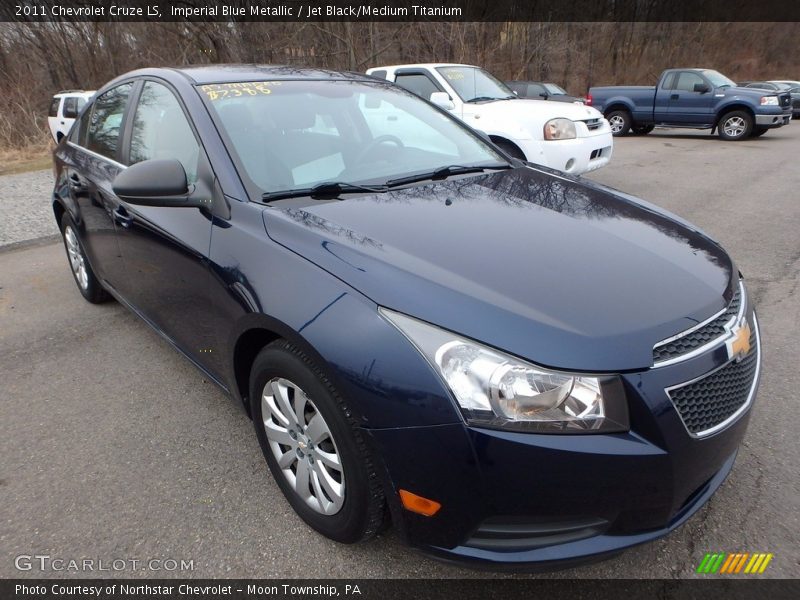 Imperial Blue Metallic / Jet Black/Medium Titanium 2011 Chevrolet Cruze LS