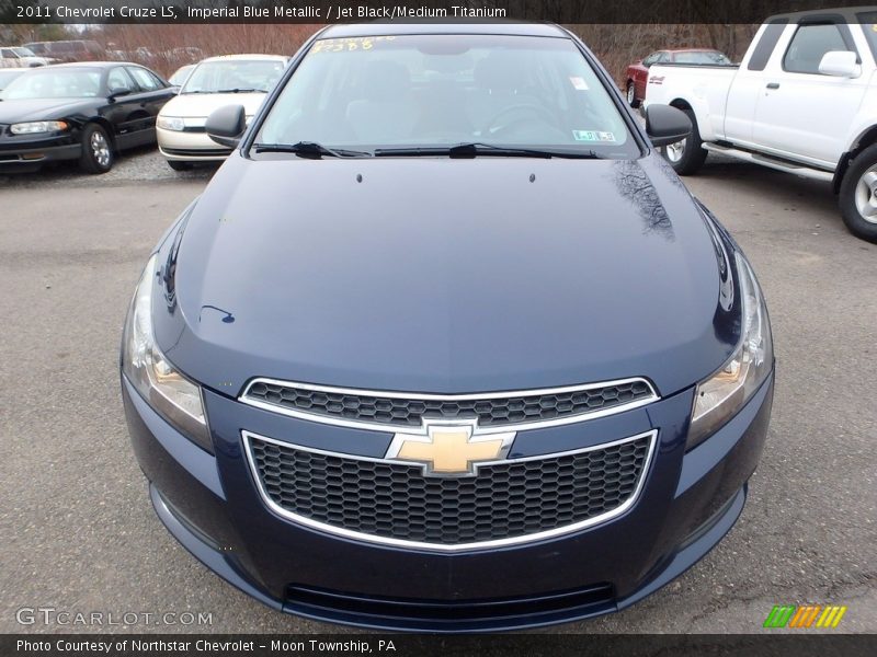 Imperial Blue Metallic / Jet Black/Medium Titanium 2011 Chevrolet Cruze LS