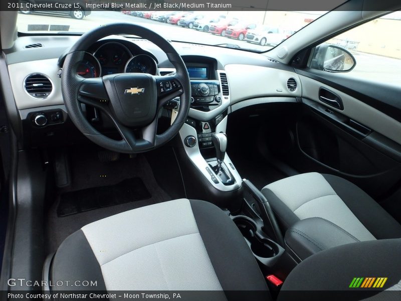 Imperial Blue Metallic / Jet Black/Medium Titanium 2011 Chevrolet Cruze LS