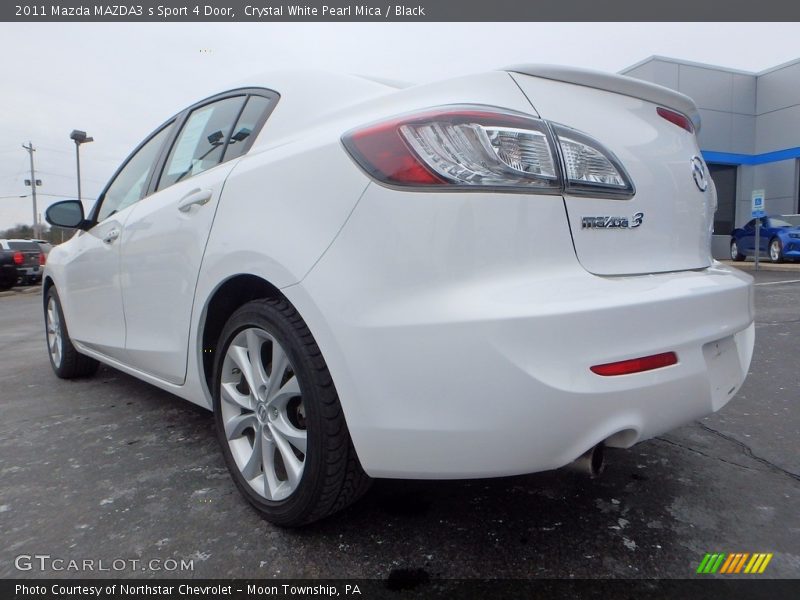 Crystal White Pearl Mica / Black 2011 Mazda MAZDA3 s Sport 4 Door