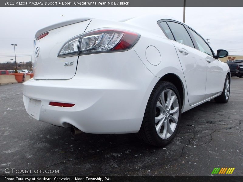 Crystal White Pearl Mica / Black 2011 Mazda MAZDA3 s Sport 4 Door