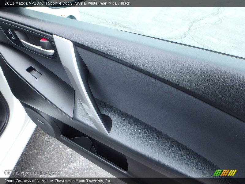 Crystal White Pearl Mica / Black 2011 Mazda MAZDA3 s Sport 4 Door