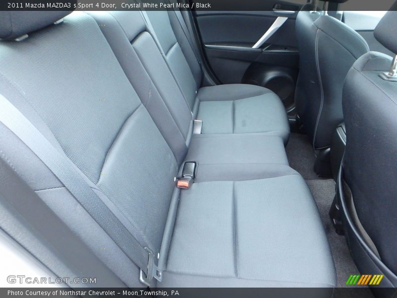 Crystal White Pearl Mica / Black 2011 Mazda MAZDA3 s Sport 4 Door