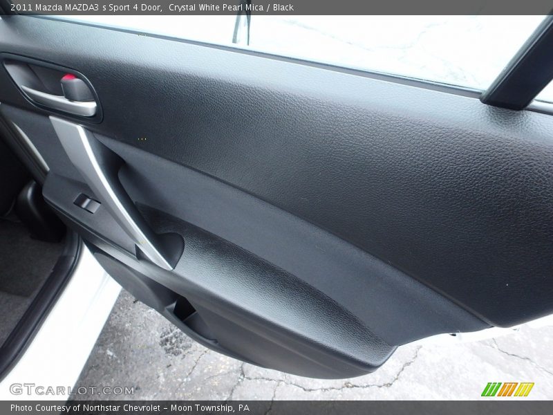 Crystal White Pearl Mica / Black 2011 Mazda MAZDA3 s Sport 4 Door