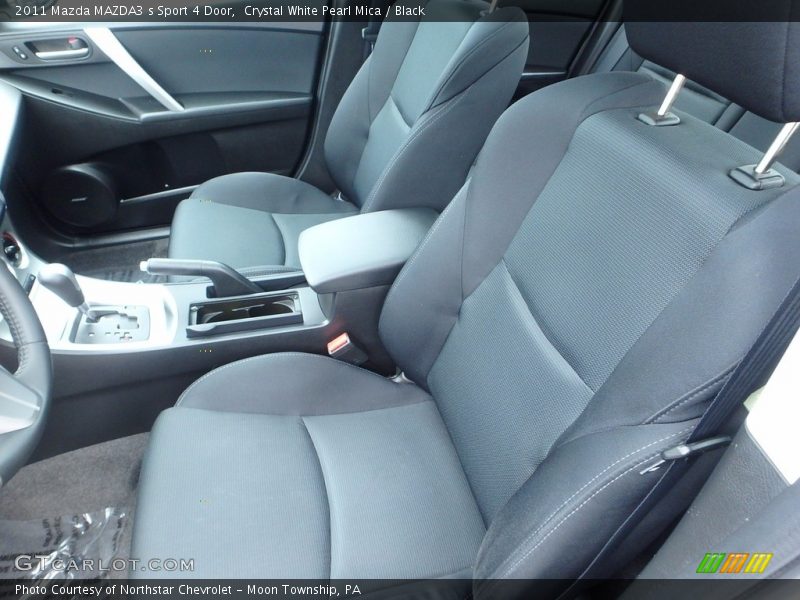 Crystal White Pearl Mica / Black 2011 Mazda MAZDA3 s Sport 4 Door