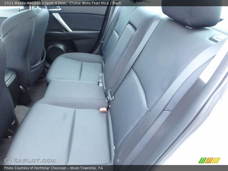 Crystal White Pearl Mica / Black 2011 Mazda MAZDA3 s Sport 4 Door