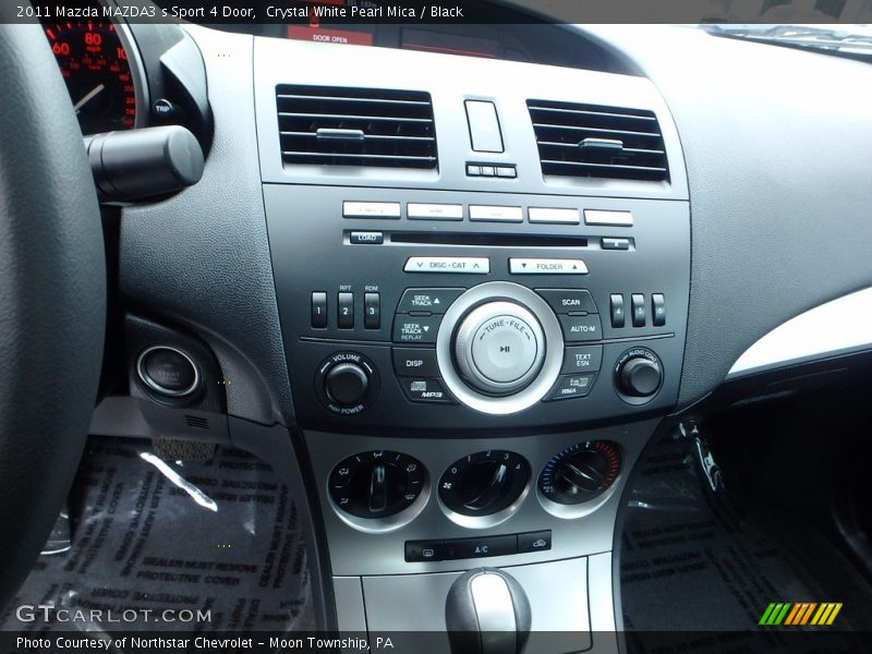Crystal White Pearl Mica / Black 2011 Mazda MAZDA3 s Sport 4 Door