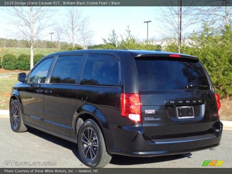 Brilliant Black Crystal Pearl / Black 2016 Dodge Grand Caravan R/T
