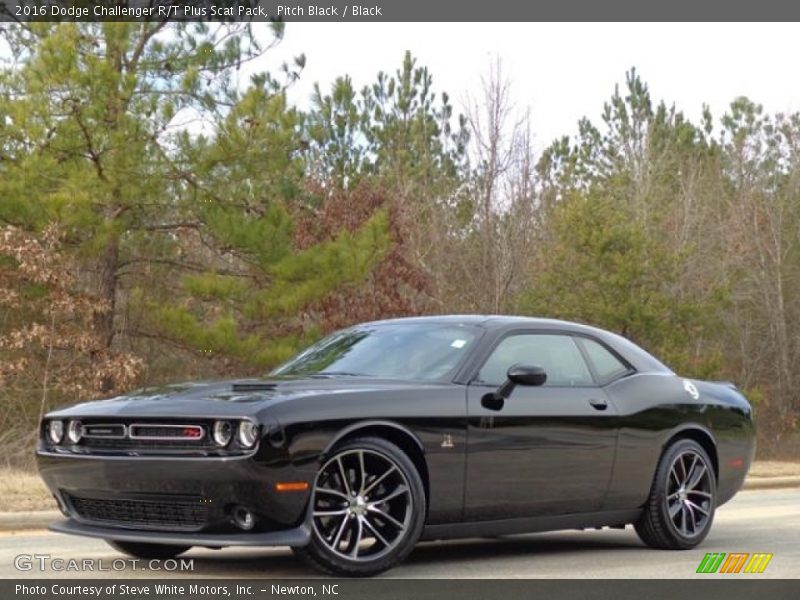 Pitch Black / Black 2016 Dodge Challenger R/T Plus Scat Pack