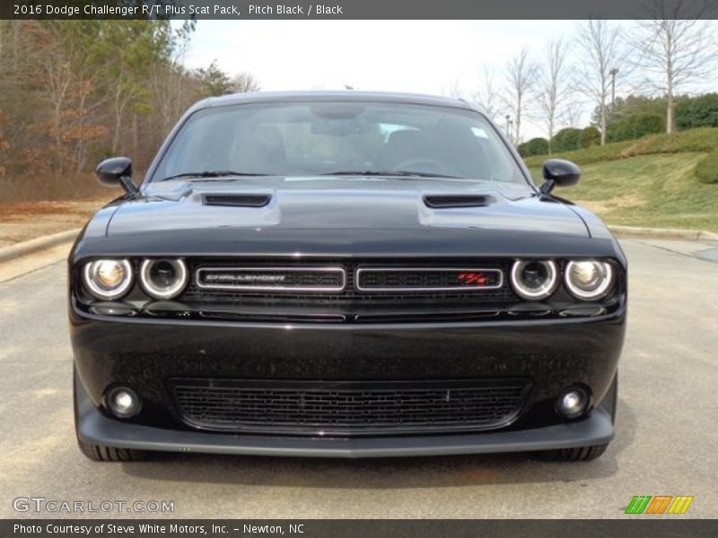 Pitch Black / Black 2016 Dodge Challenger R/T Plus Scat Pack