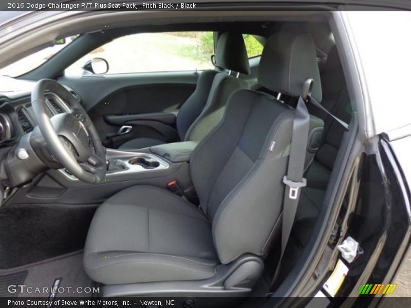 Front Seat of 2016 Challenger R/T Plus Scat Pack