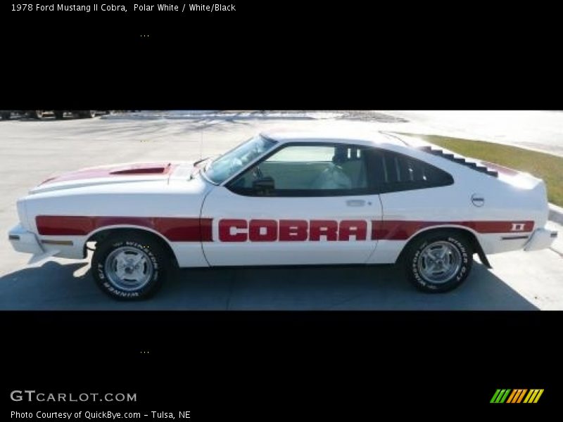 Polar White / White/Black 1978 Ford Mustang II Cobra