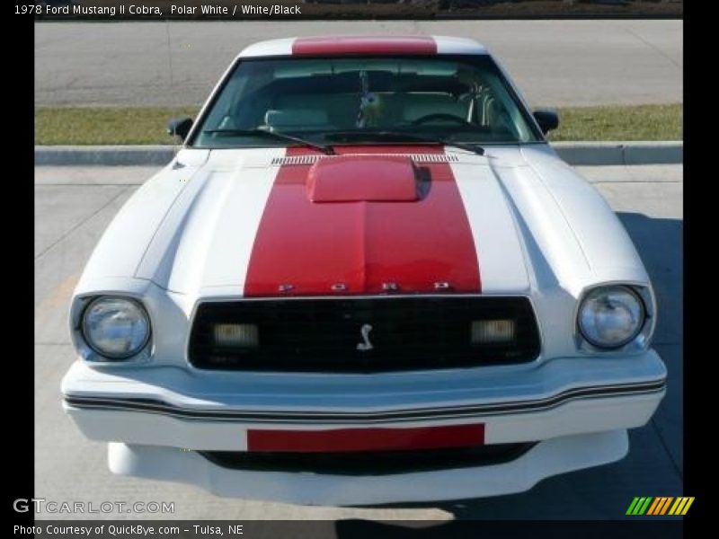 Polar White / White/Black 1978 Ford Mustang II Cobra